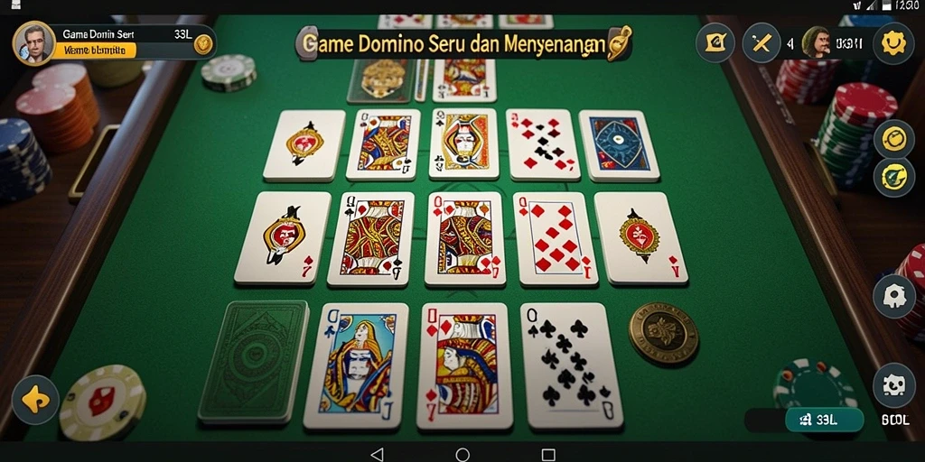 Tampilan gameplay seru dari 33L yang penuh aksi Domino.