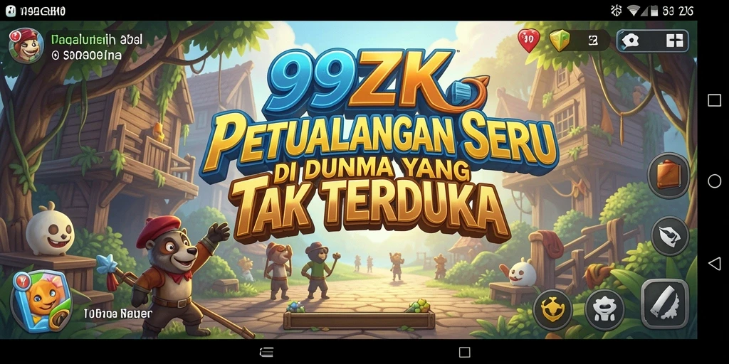 Tampilan gameplay 99ZK yang menakjubkan dalam petualangan seru.