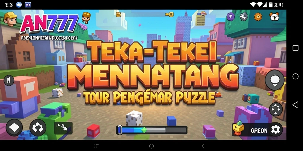 Tampilan gameplay AN777 dengan berbagai teka-teki menantang.