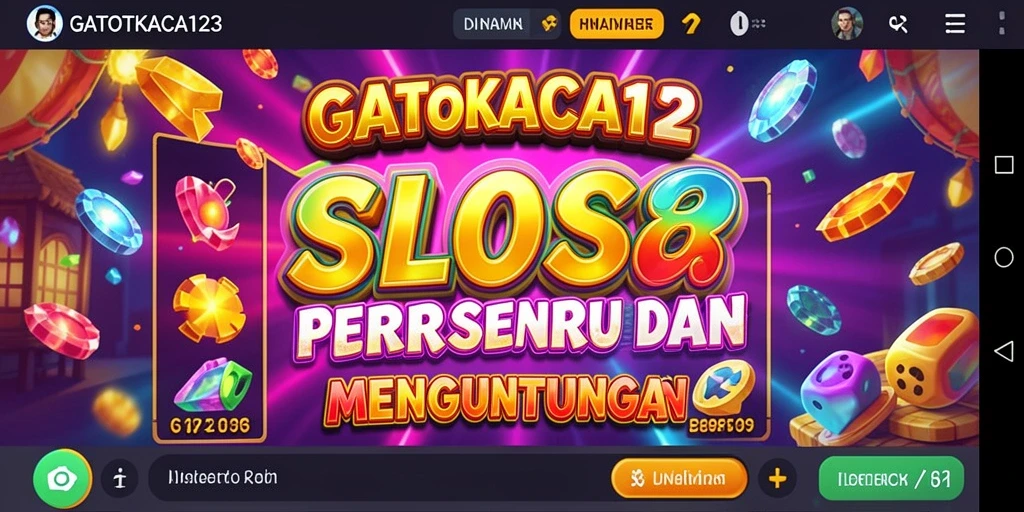 Screenshot gameplay GATOTKACA123 menampilkan aksi slot yang mendebarkan.