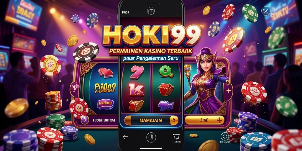 Screenshot utama HOKI99 menunjukkan gameplay seru permainan Kasino.