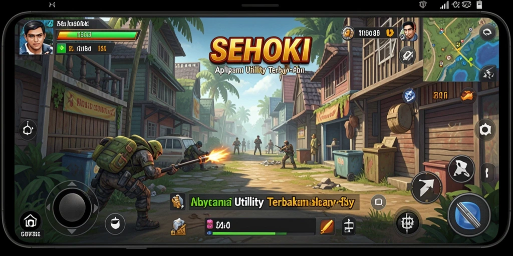 Tampilan antarmuka aplikasi SEHOKI yang intuitif dan menarik.